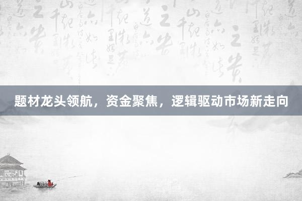 题材龙头领航，资金聚焦，逻辑驱动市场新走向